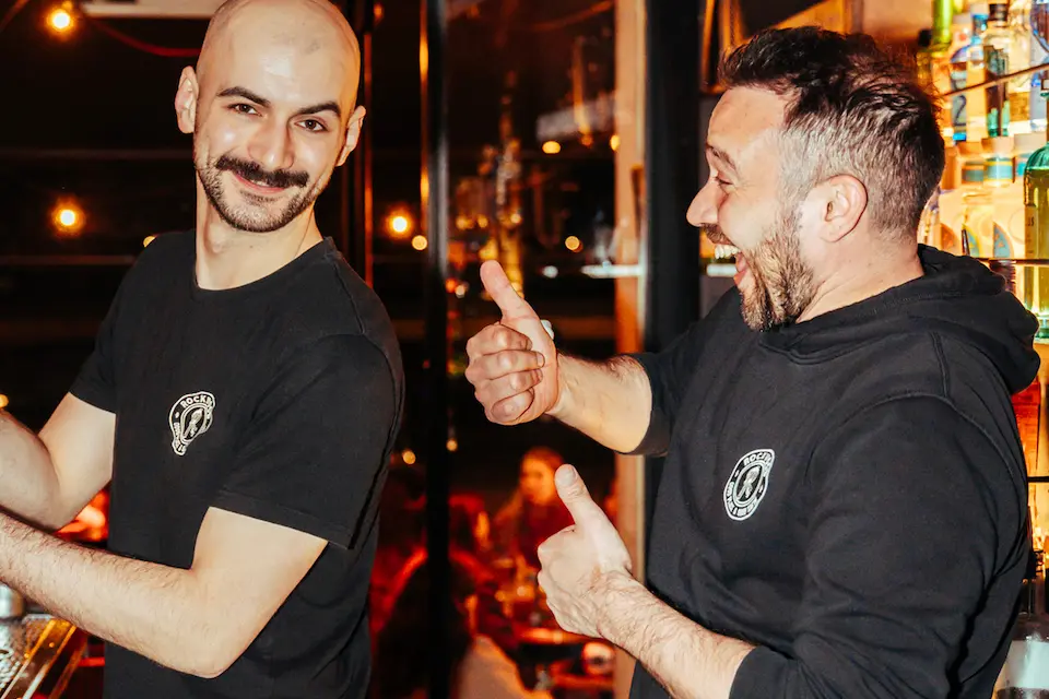 barmans du Rockwood, bar sur les quais de Bordeaux centre