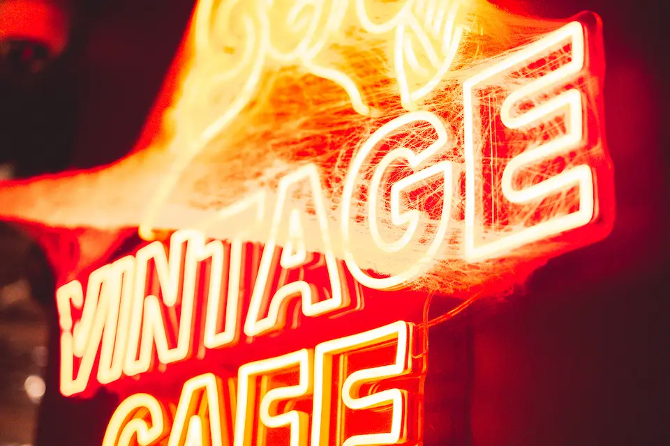 Décoration du Vintage Café pour halloween